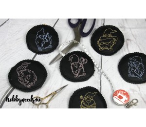 Stickserie - Sewing Gnomes